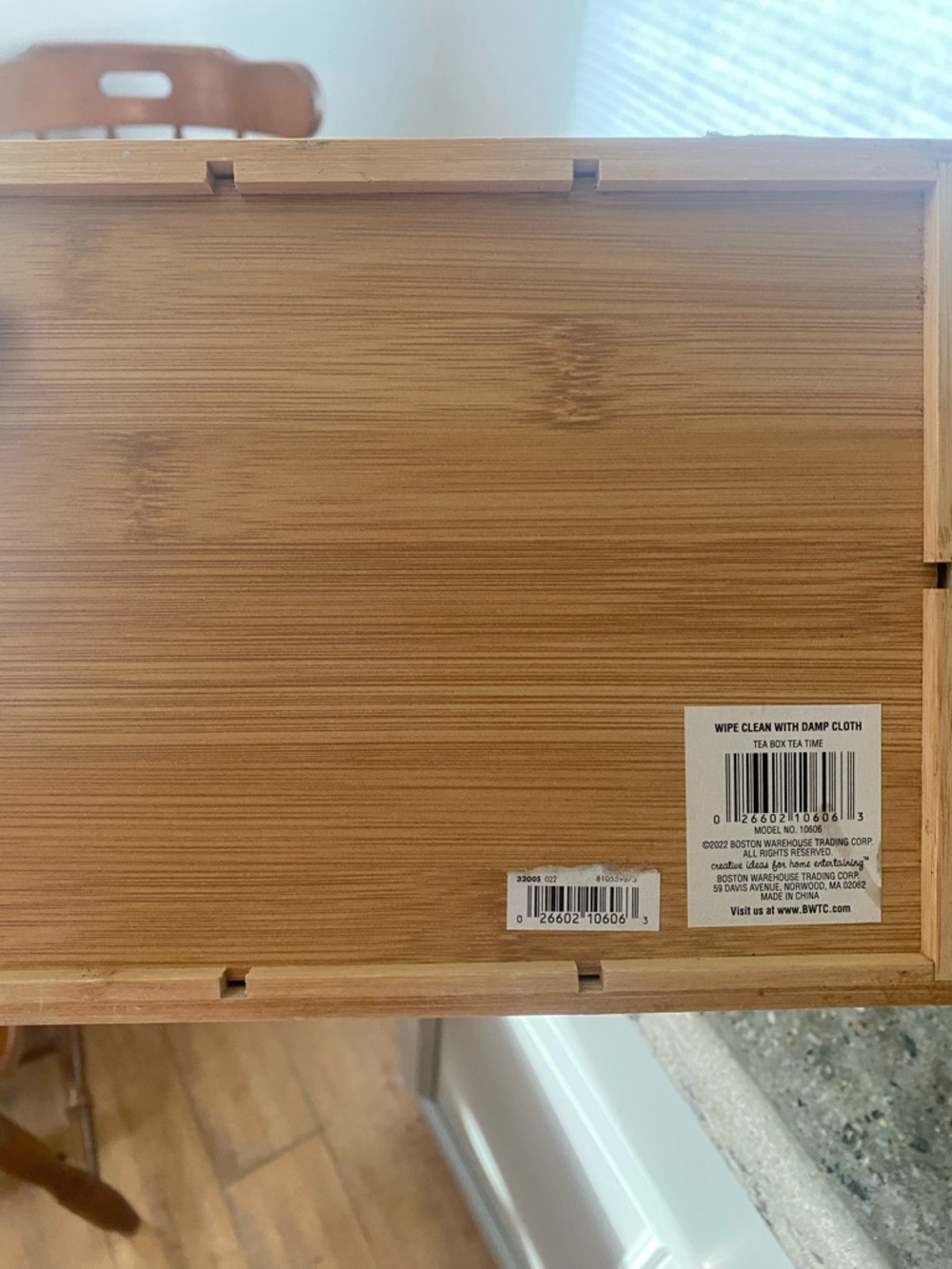 Bamboo Tea Box - Picture 4 of 5